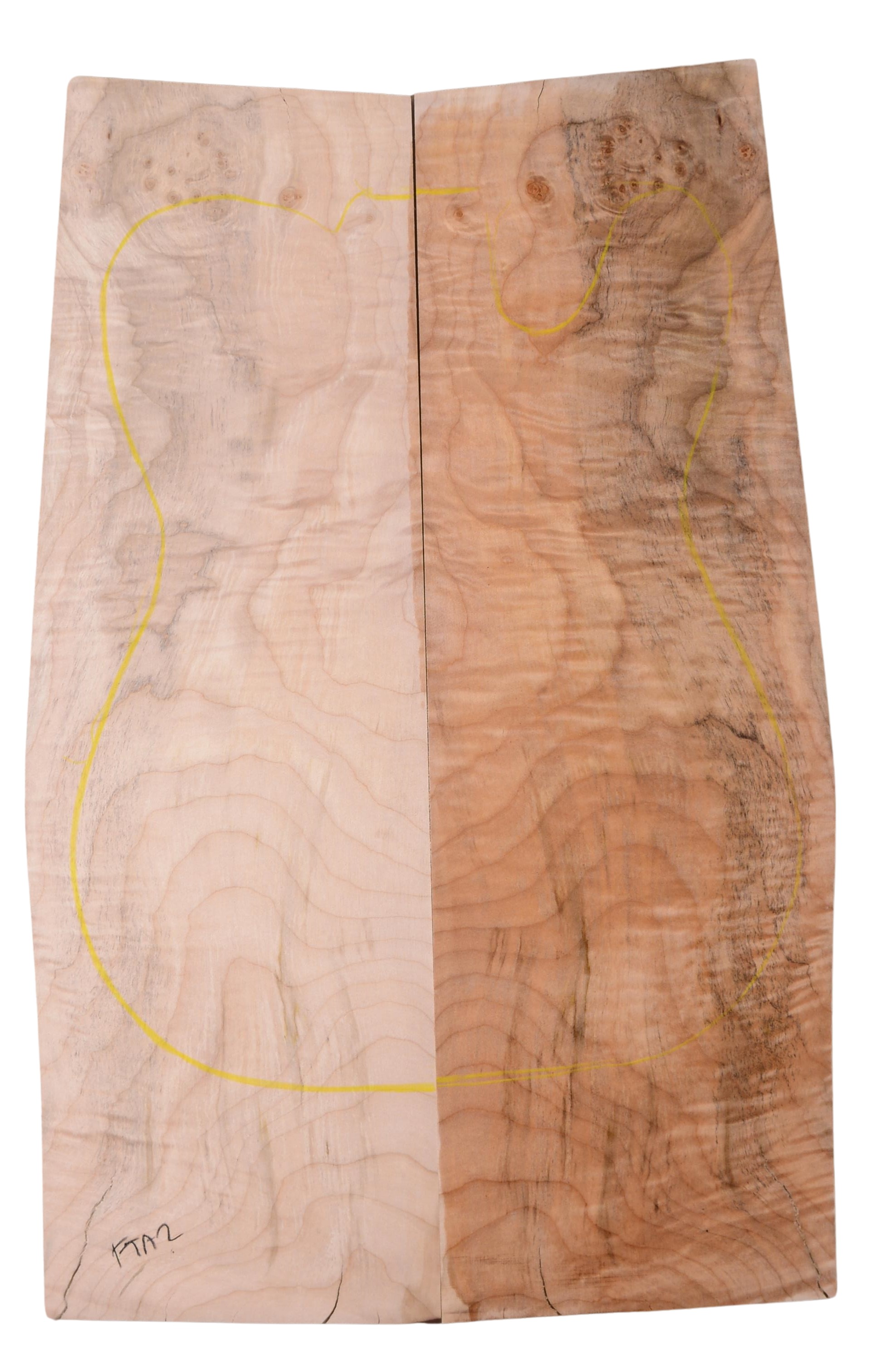 Maple (Big Leaf) GuitarSolidBodyTopATC L15512.G.013