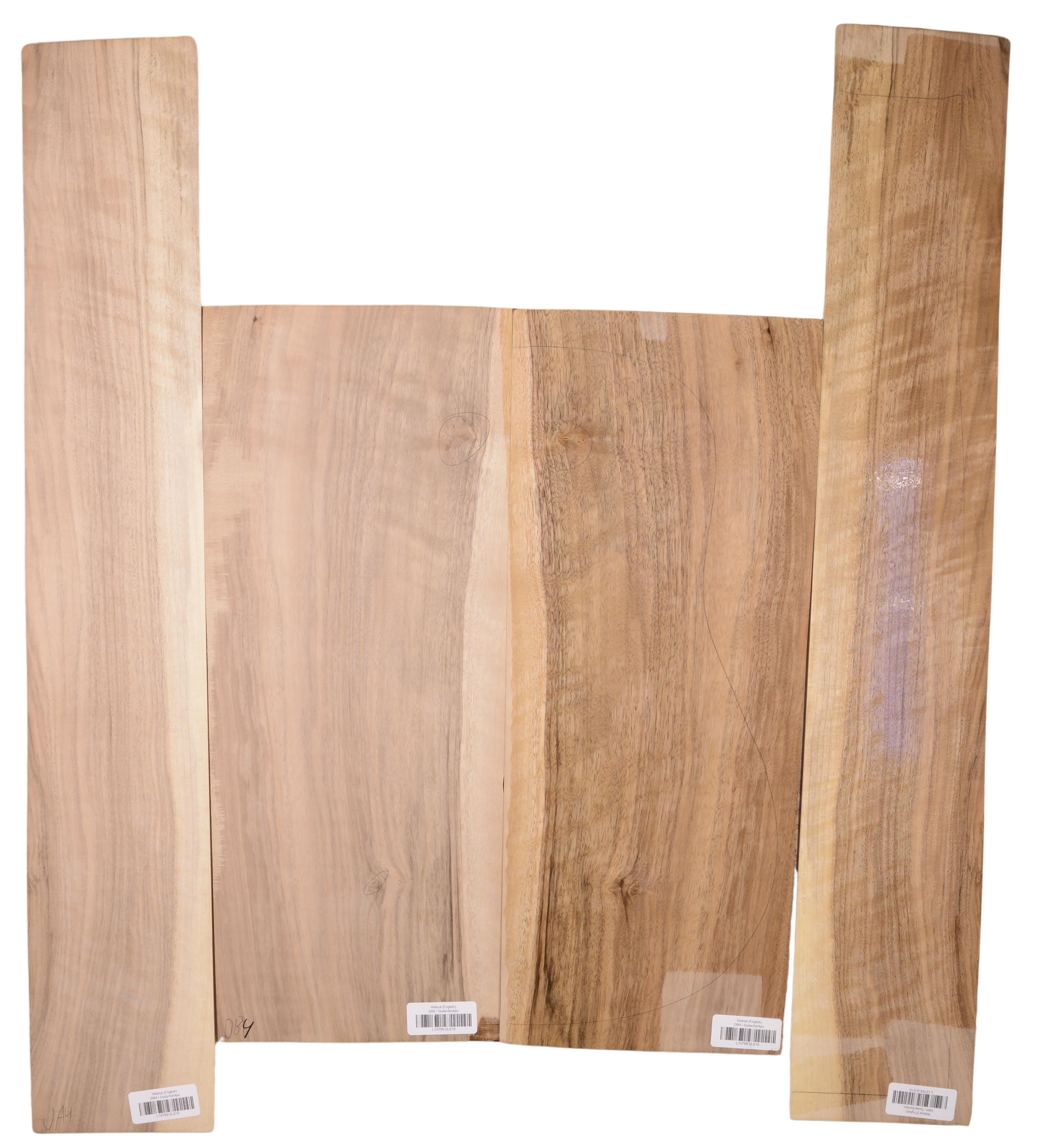 Walnut (English) GuitarSet4pcATC L15769.G.010