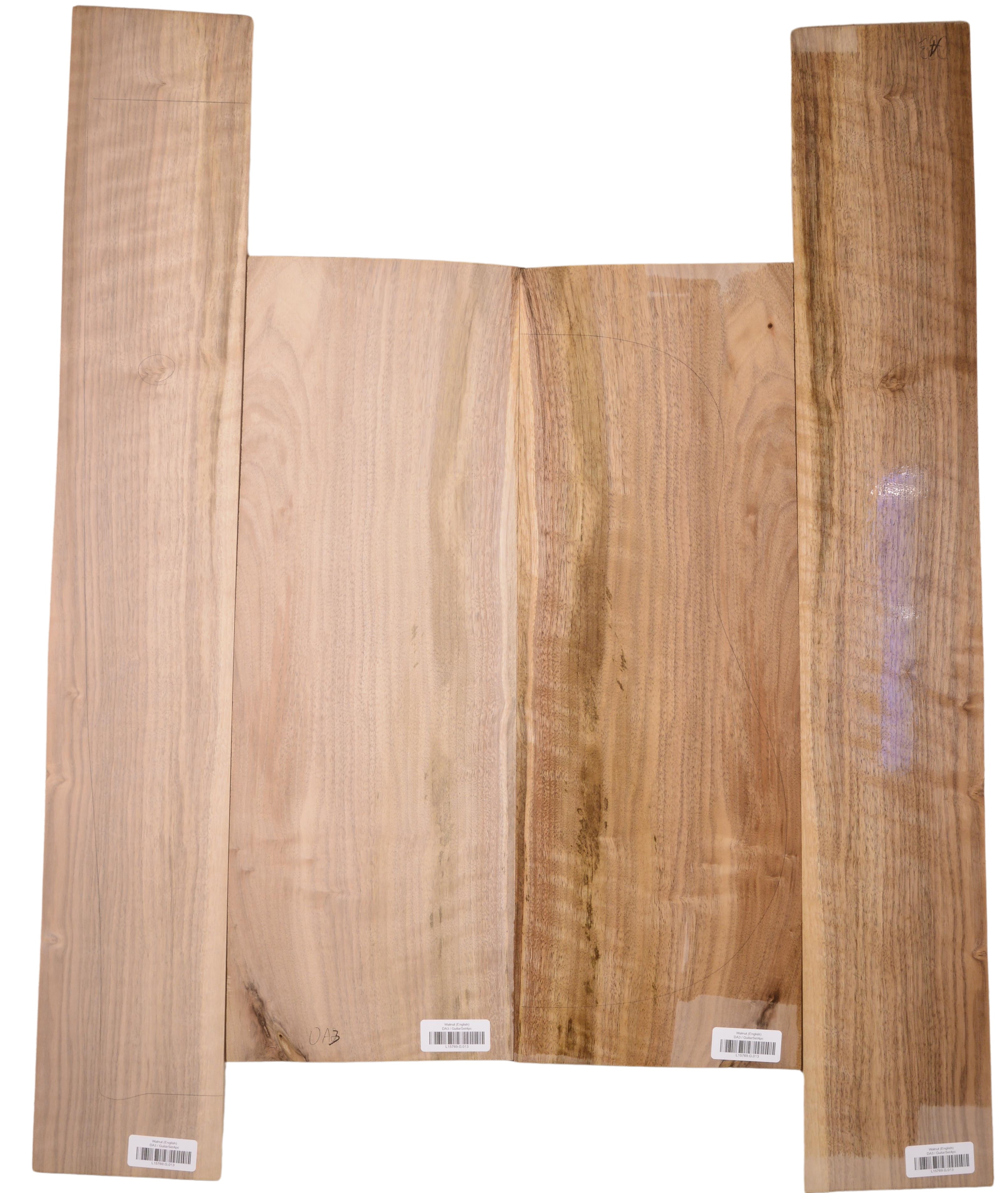 Walnut (English) GuitarSet4pcATC L15769.G.013