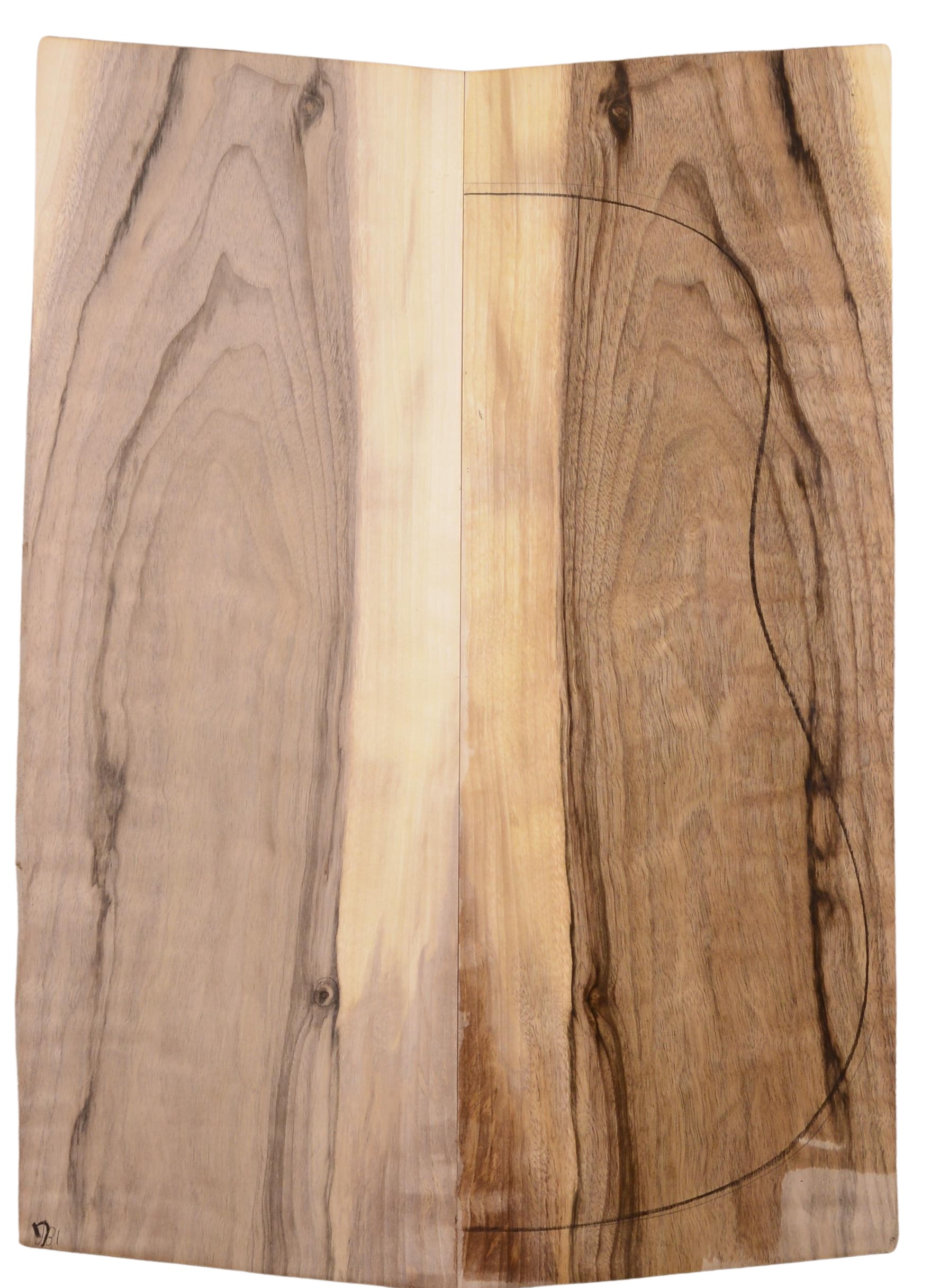 Walnut (English) GuitarBack2pcATC L15769.G.133