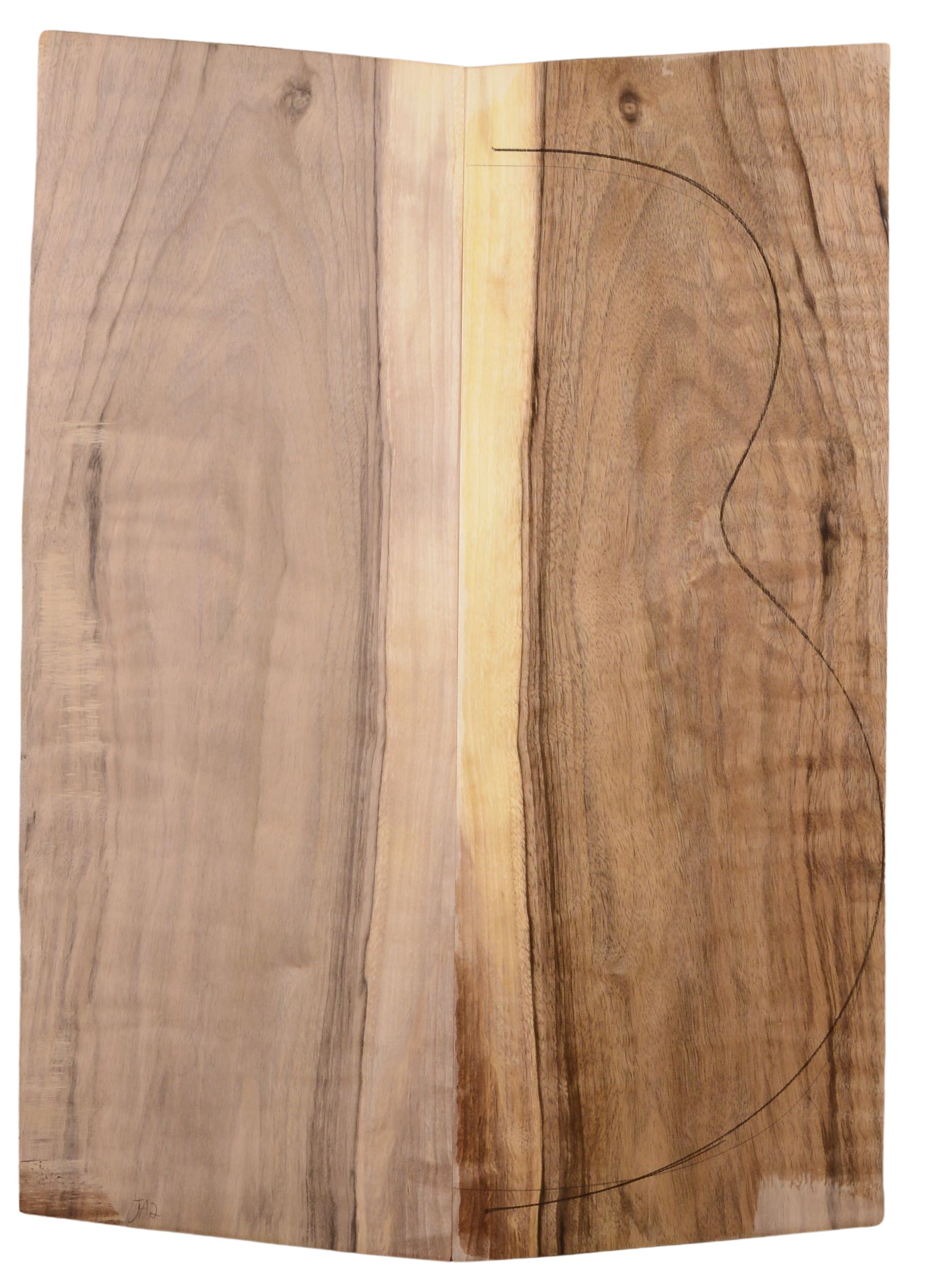 Walnut (English) GuitarBack2pcATC L15769.G.134