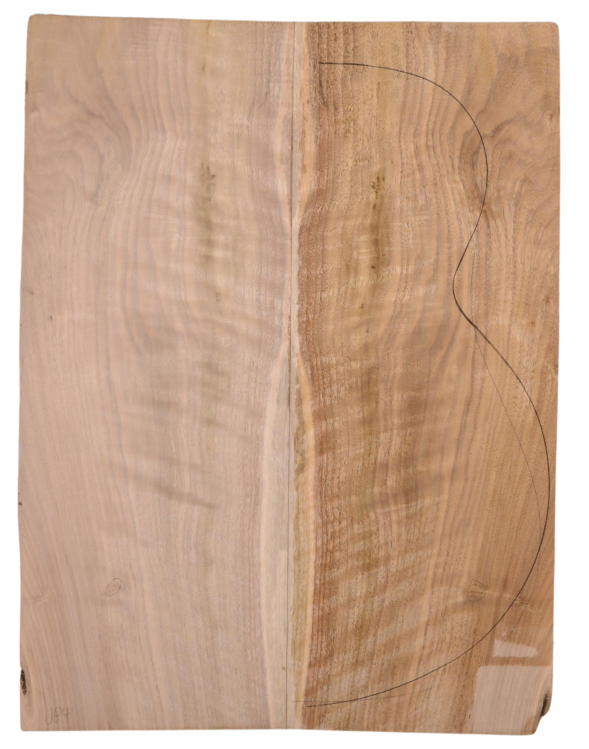 Walnut (English) GuitarBack2pcATC L15769.G.135