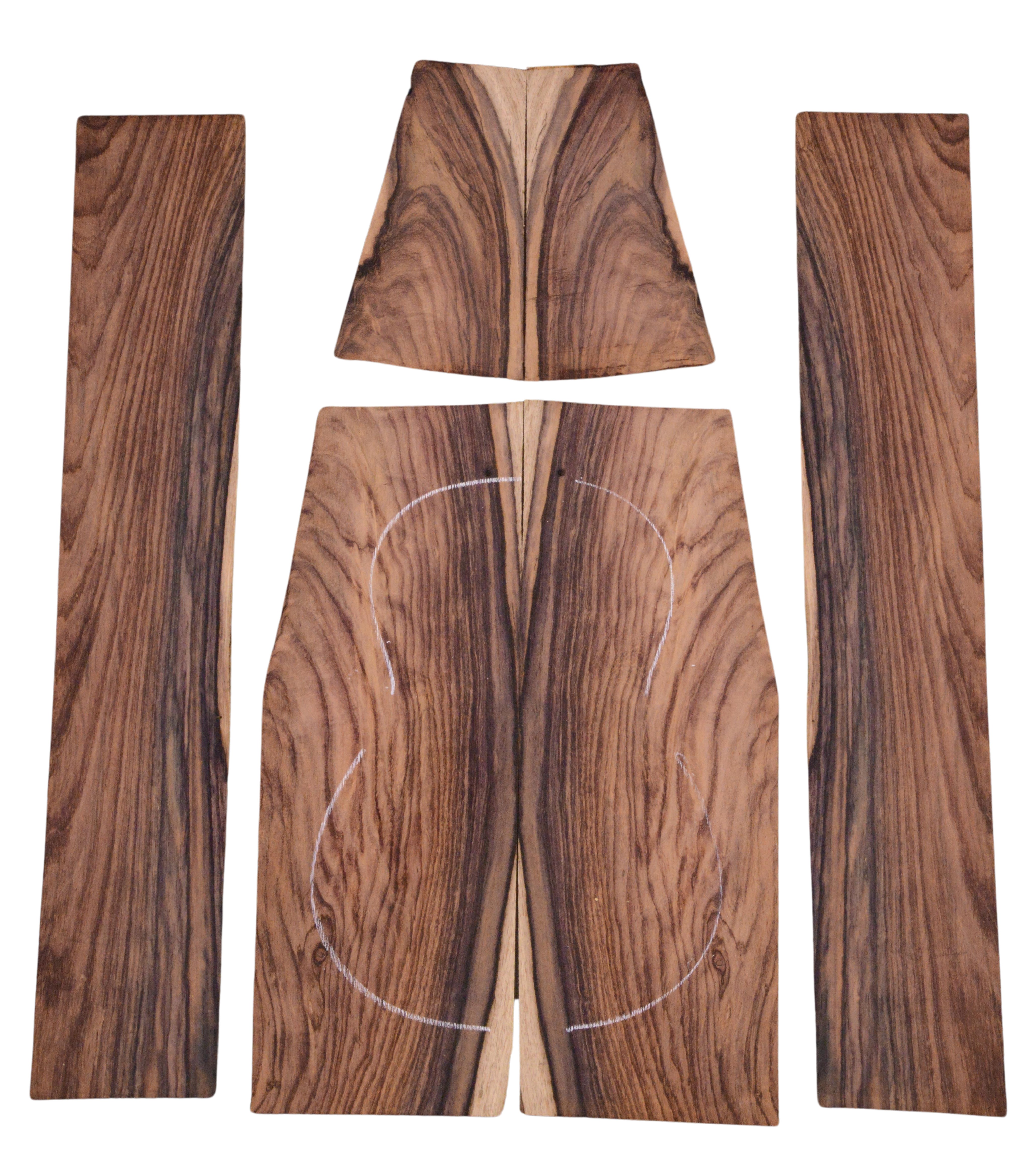Rosewood (Nicaraguan) UkeSet4pcATC L15826.G.011