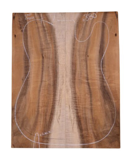 Koa GuitarSolidBodyTopATC L15828.G.004