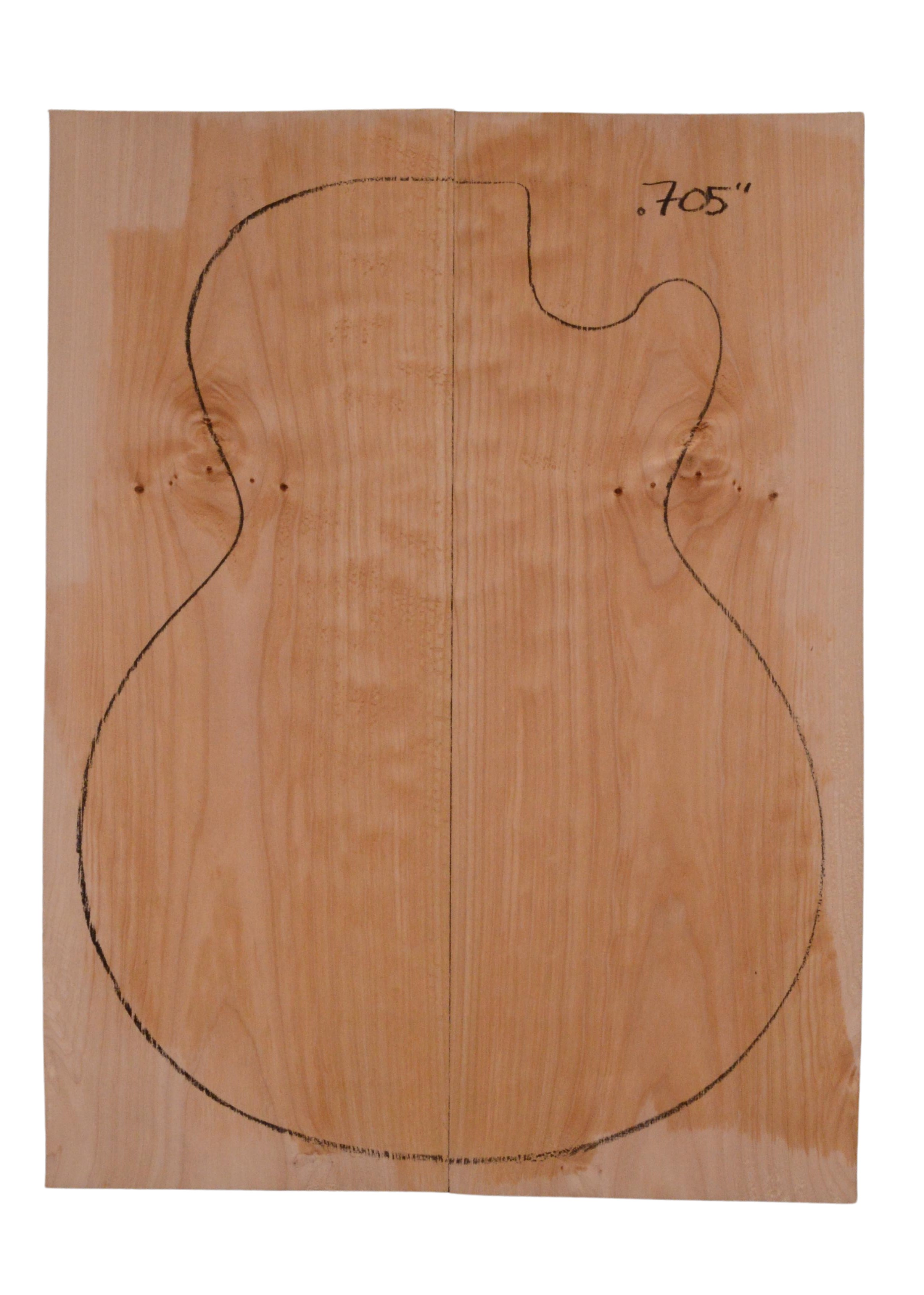Maple (Big Leaf) GuitarSolidBodyTopATC L15834.G.001