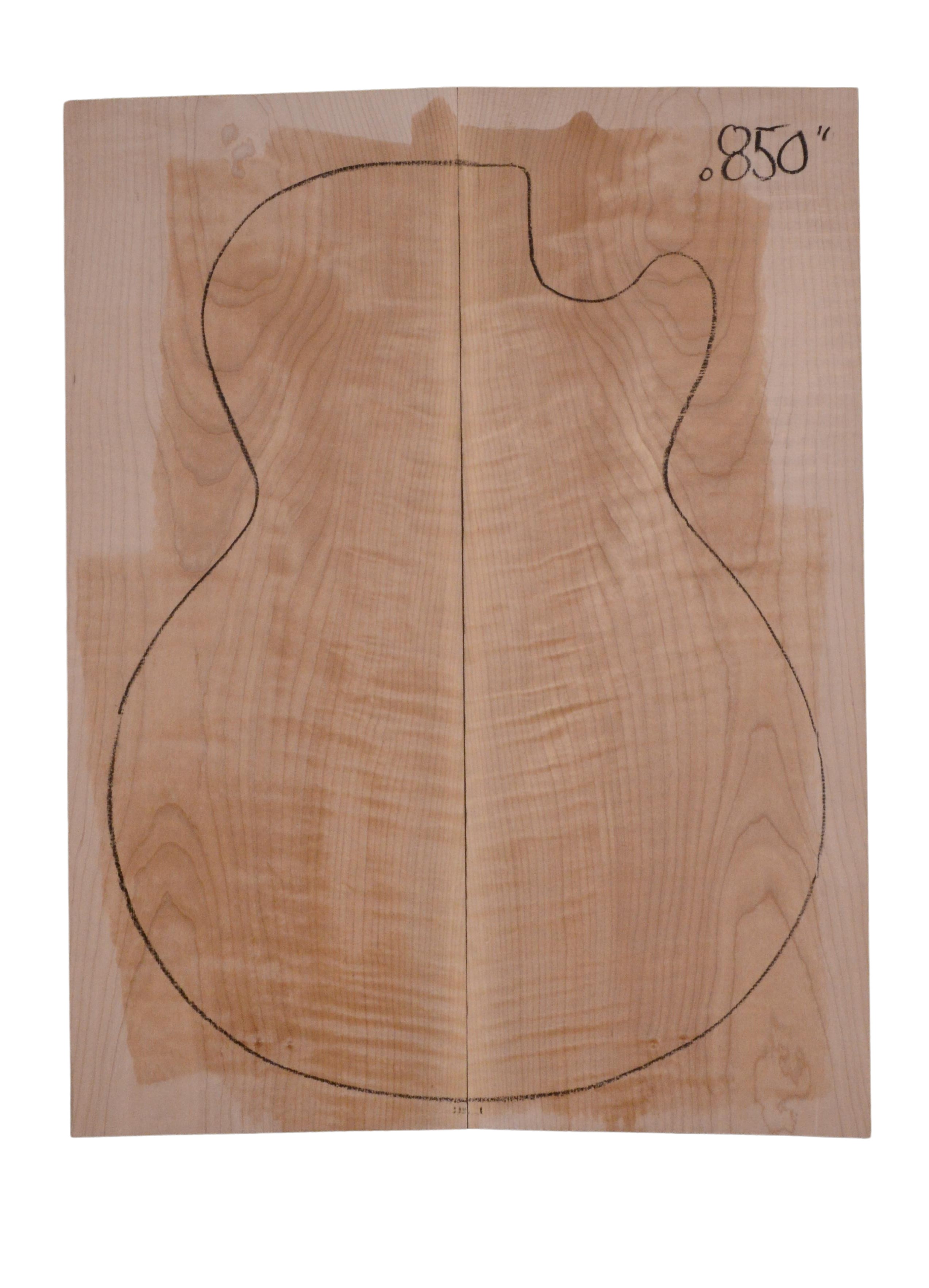 Maple (Big Leaf) GuitarSolidBodyTopATC L15834.G.002