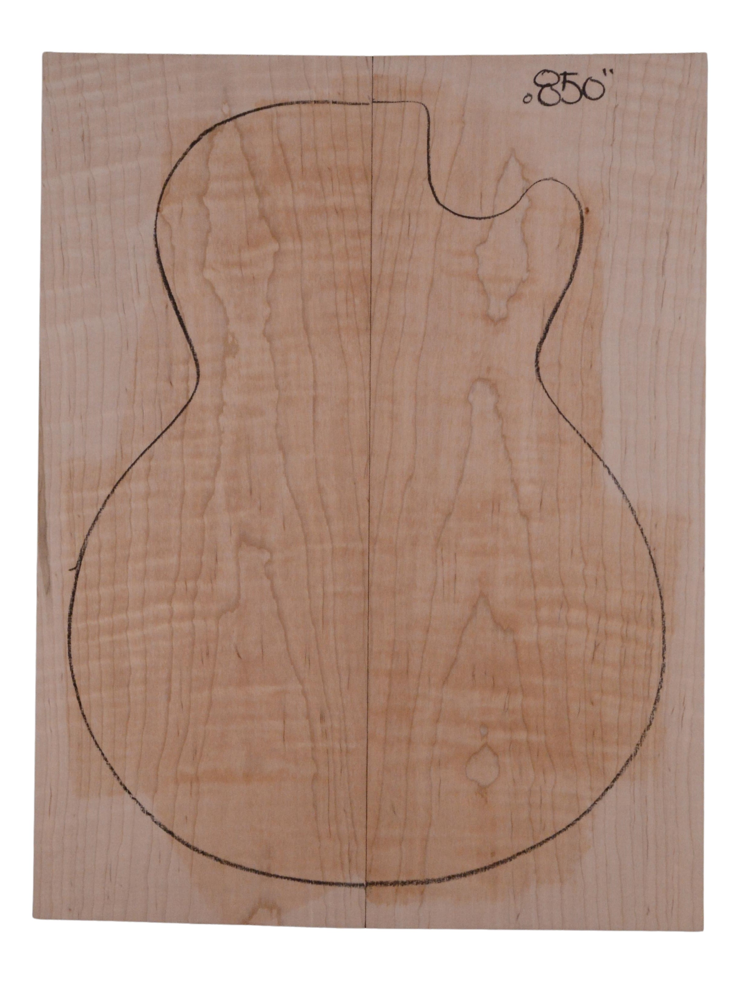 Maple (Big Leaf) GuitarSolidBodyTopATC L15834.G.003