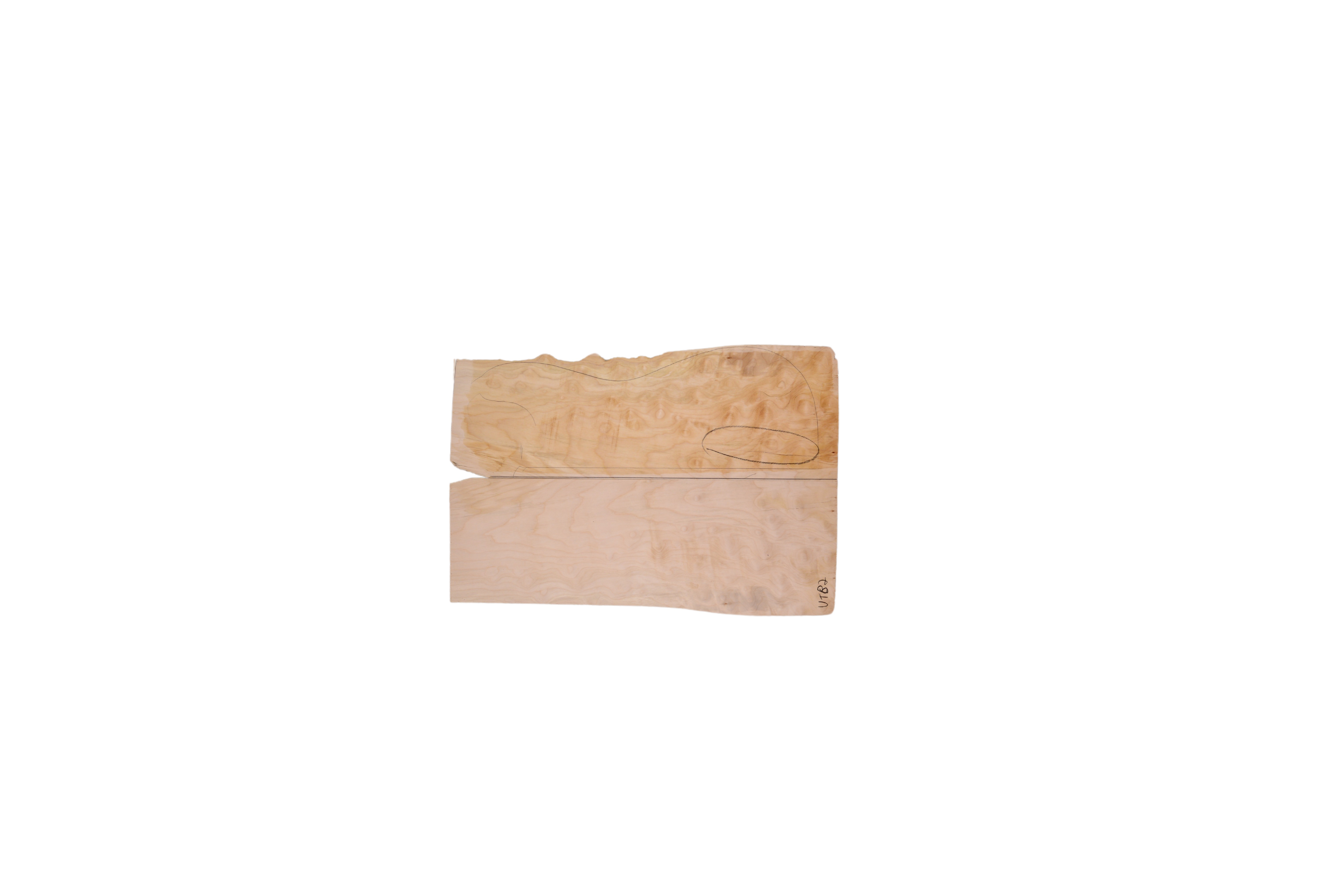 Maple (Big Leaf) GuitarSolidBodyTopATC L15866.G.358