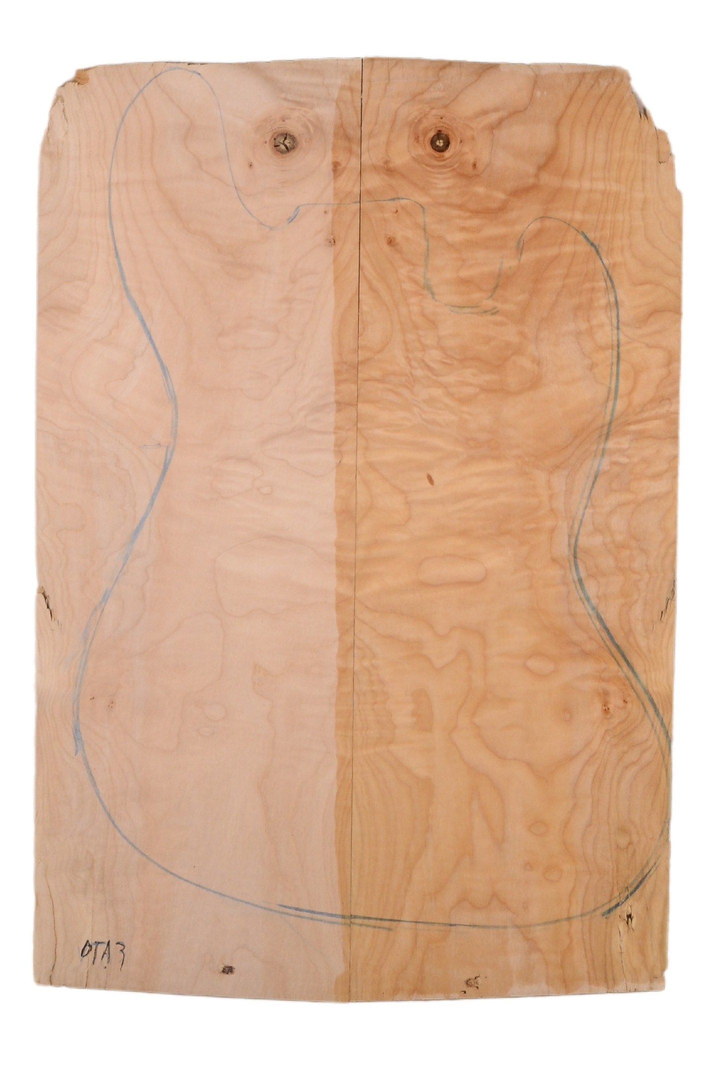 Maple (Big Leaf) GuitarSolidBodyTopATC L15866.G.363