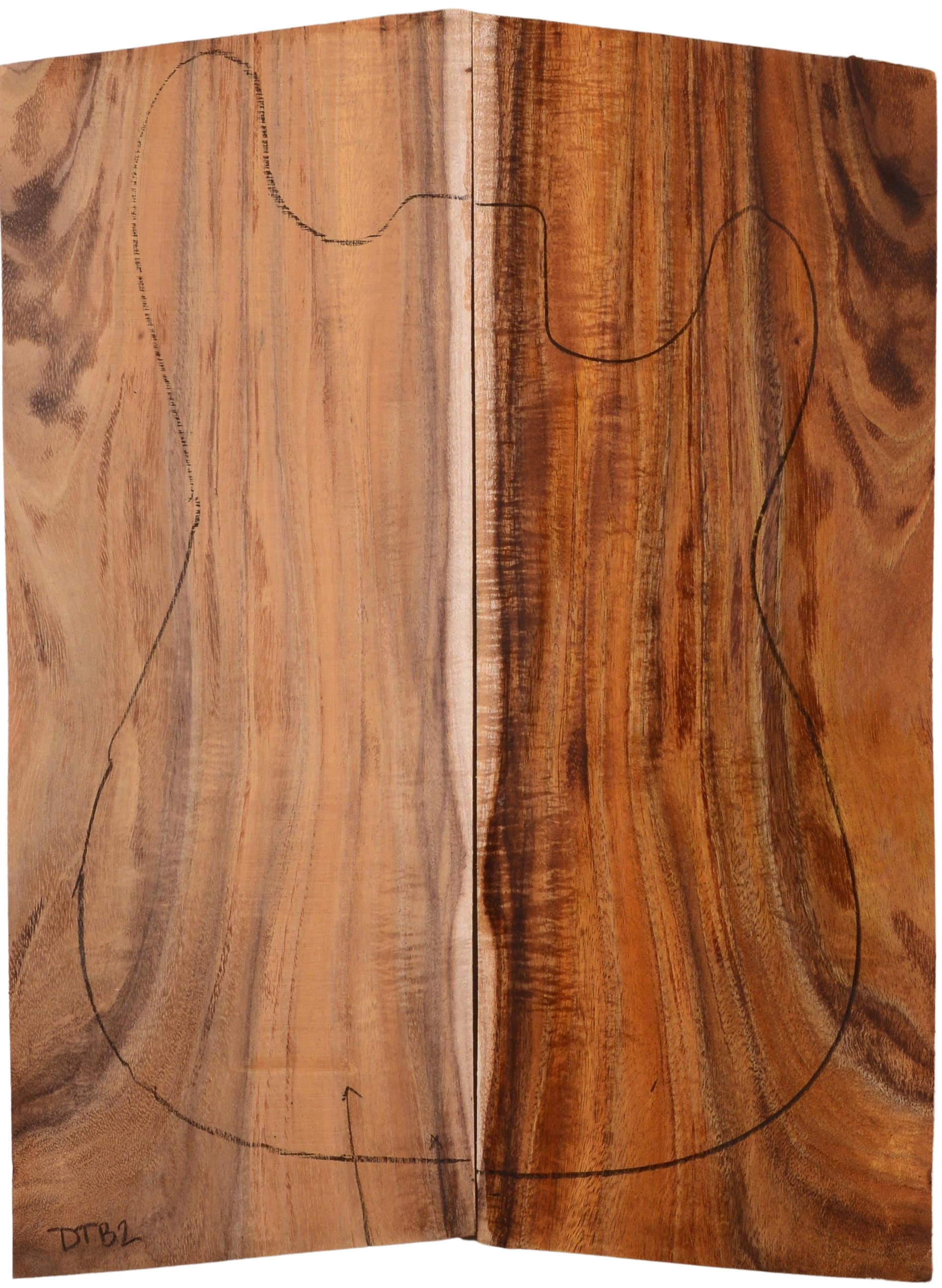 Koa GuitarSolidBodyTopATC L16973.G.001