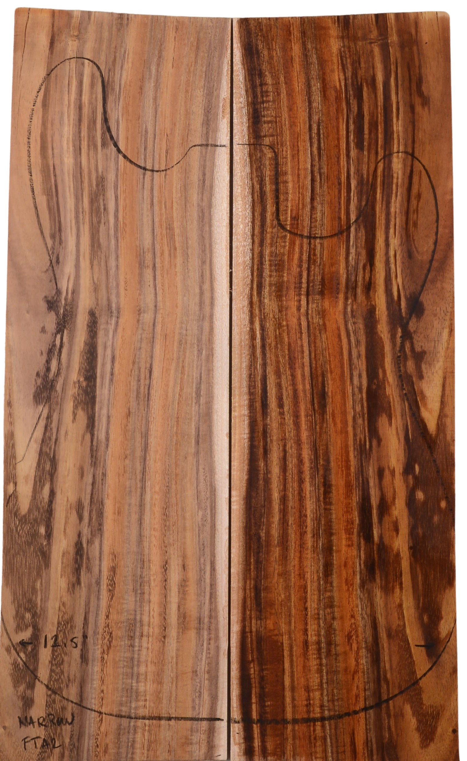 Koa GuitarSolidBodyTopATC L16973.G.004