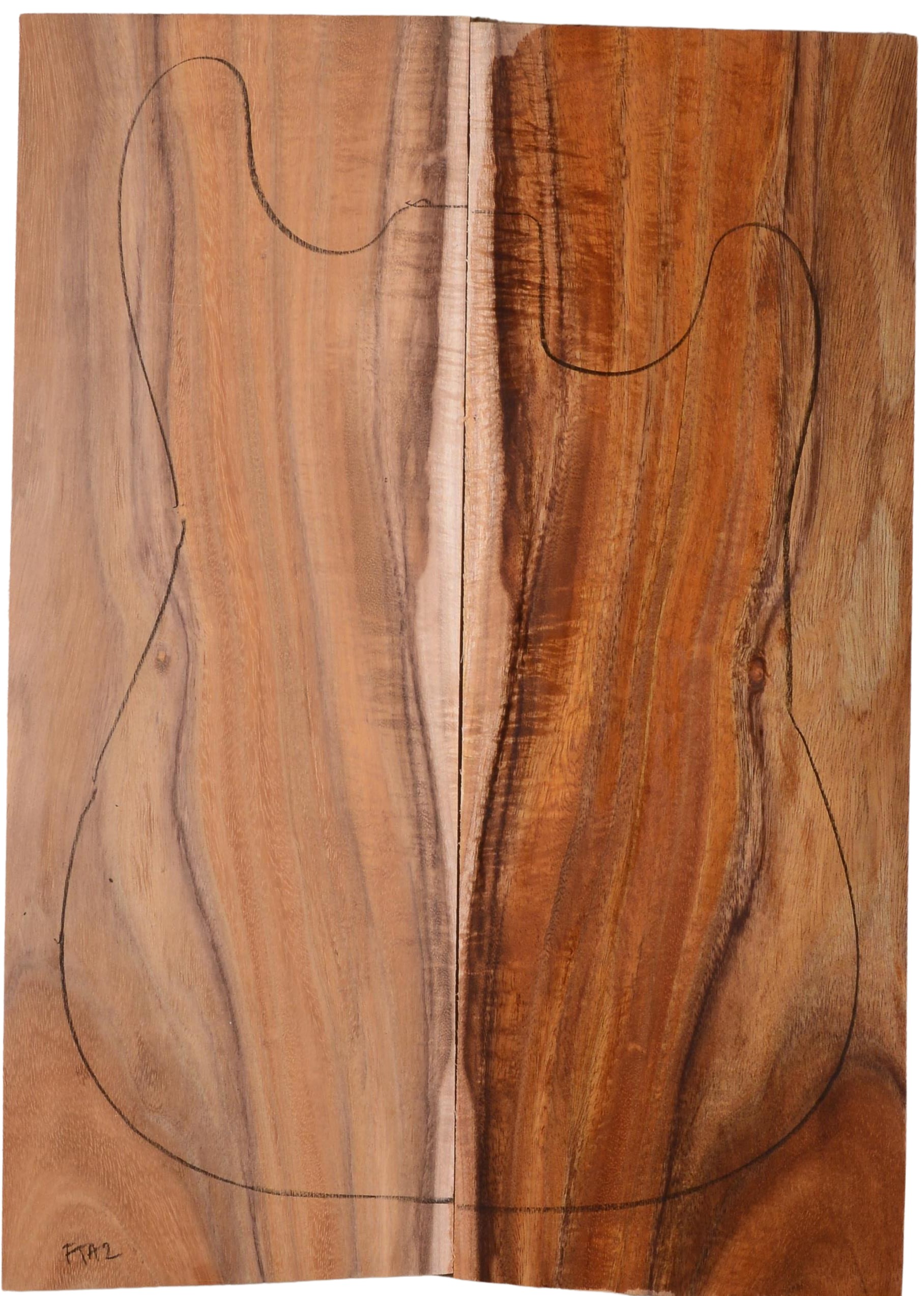 Koa GuitarSolidBodyTopATC L16973.G.019