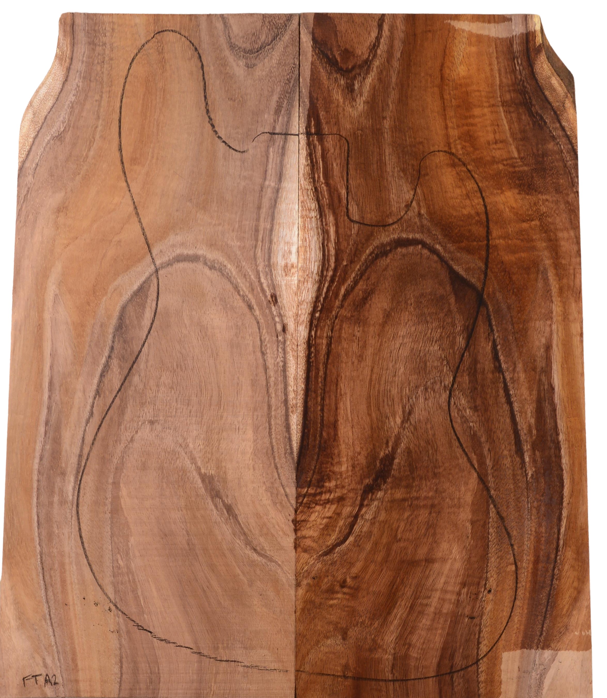 Koa GuitarSolidBodyTopATC L16973.G.037