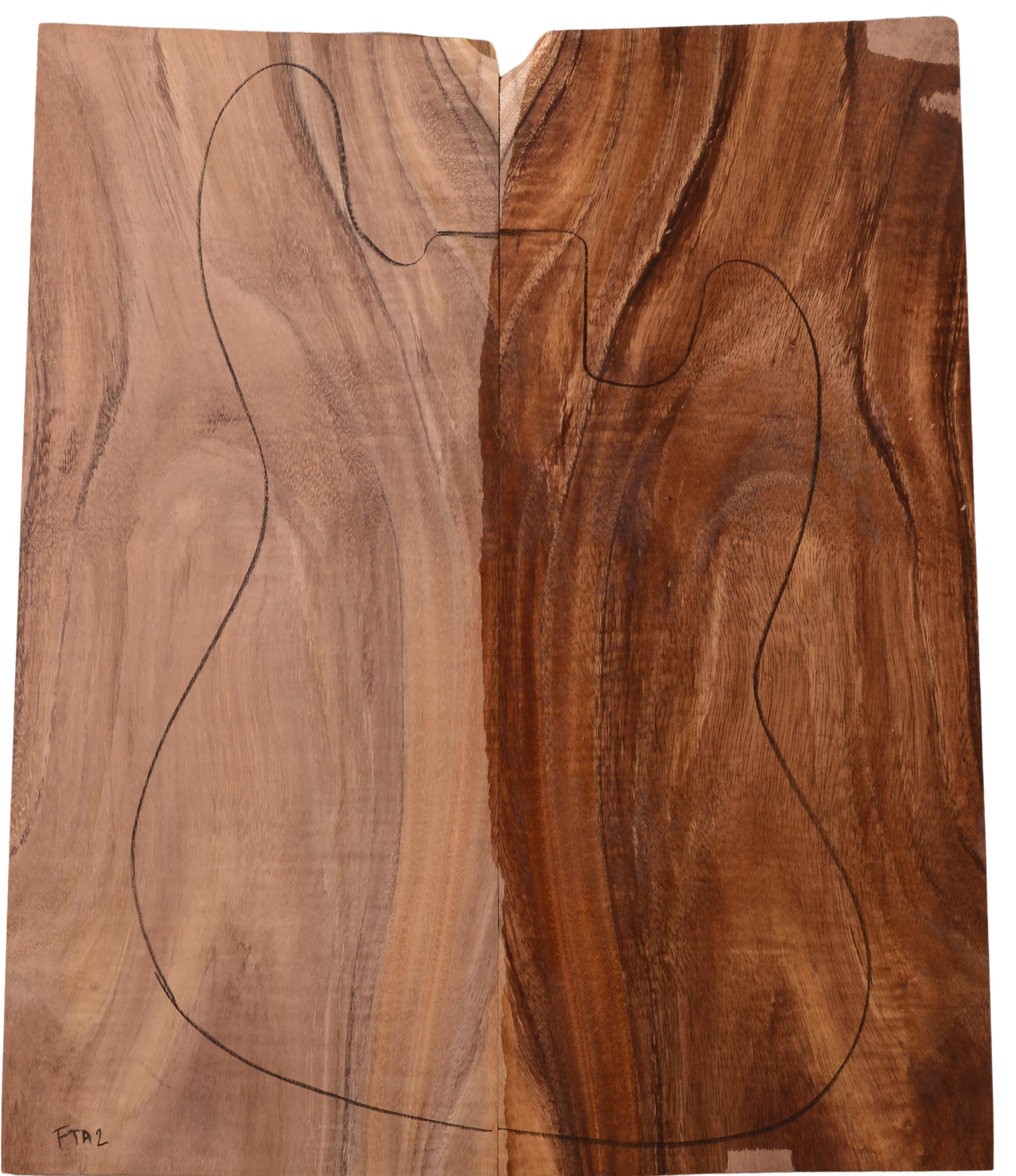 Koa GuitarSolidBodyTopATC L16973.G.038