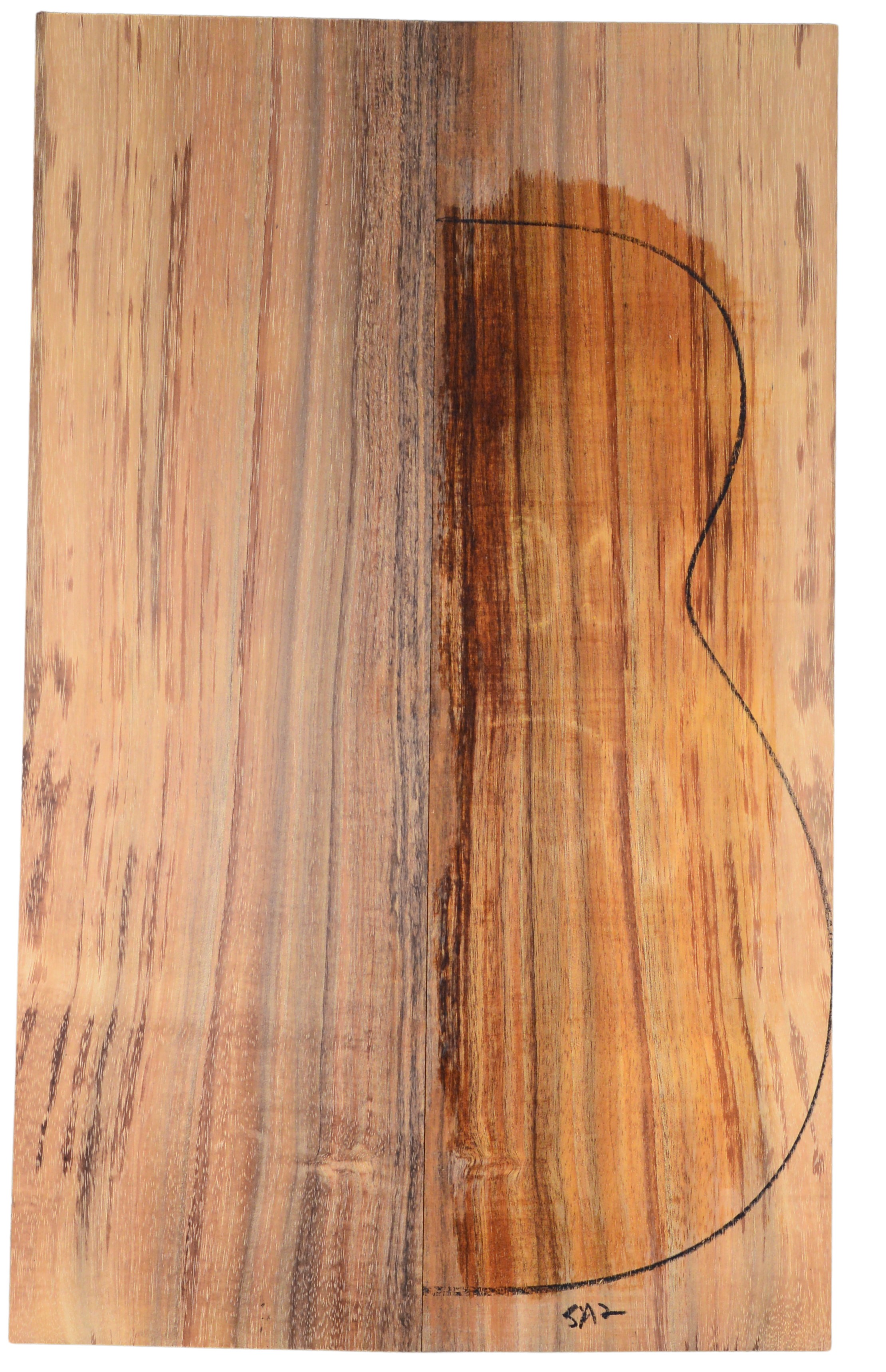 Koa GuitarBack2pcATC L17000.G.135