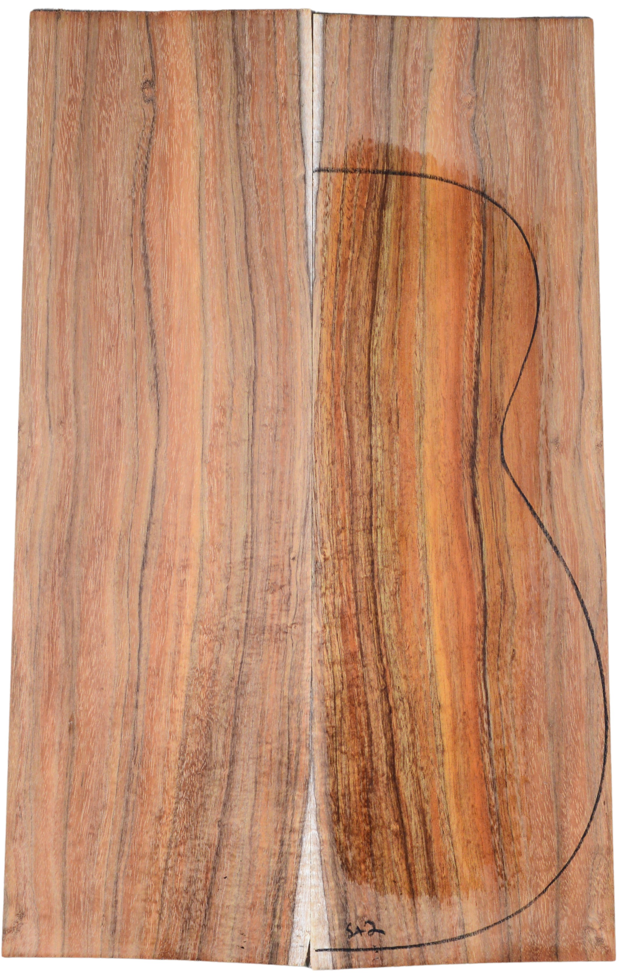Koa GuitarBack2pcATC L17000.G.136