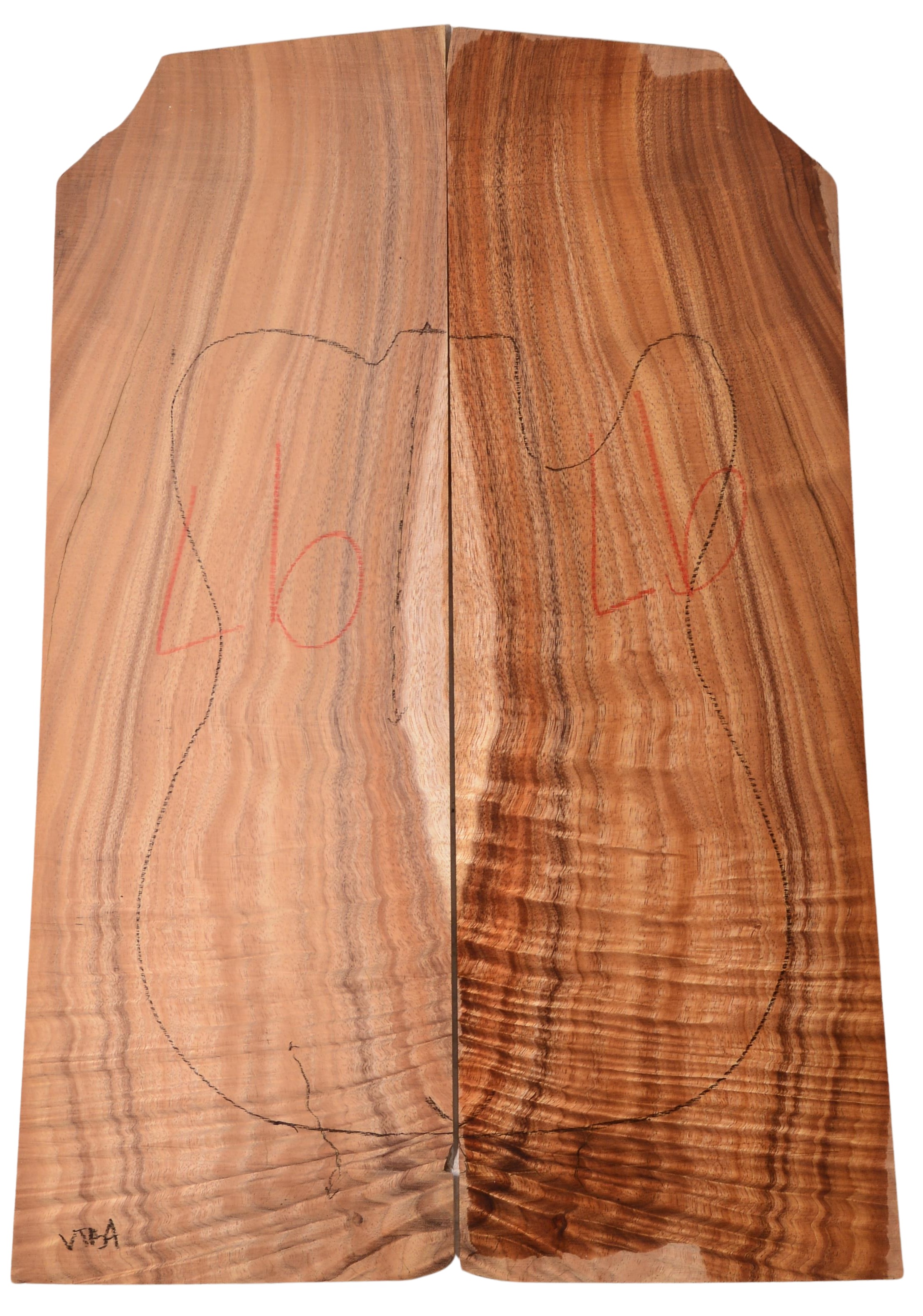 Koa GuitarSolidBodyTopATC L18534.G.359
