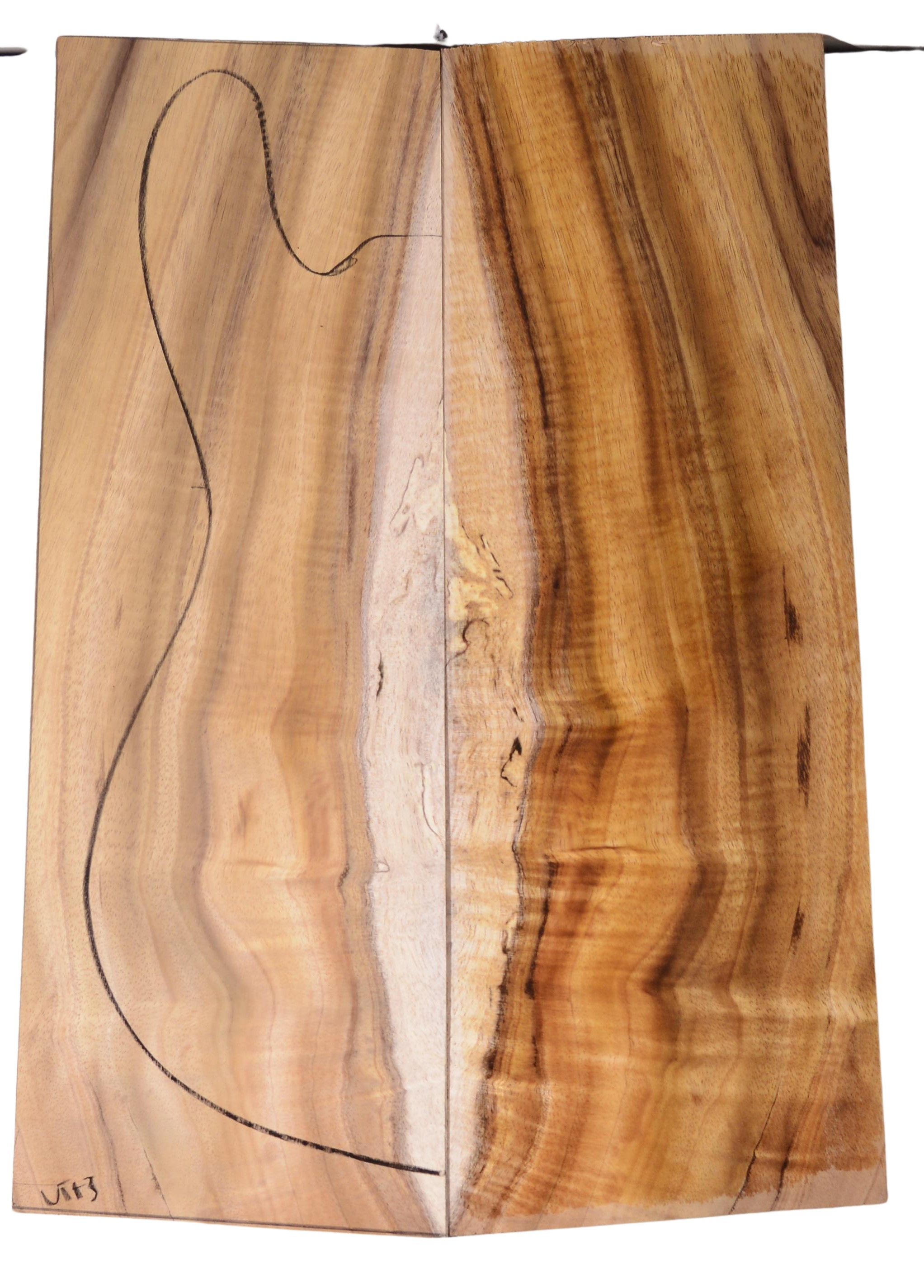 Koa GuitarSolidBodyTopATC L19054.G.003