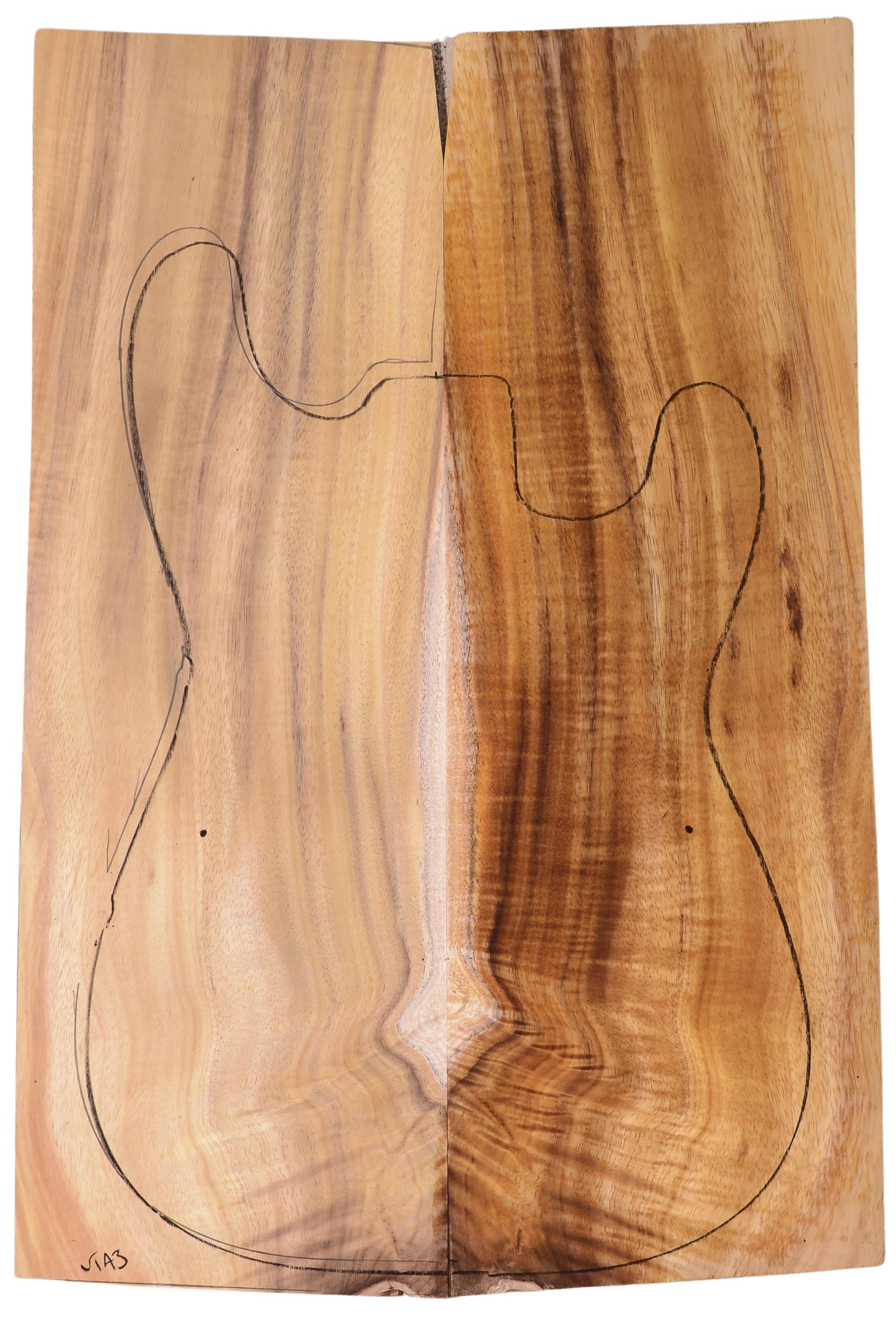 Koa GuitarSolidBodyTopATC L19054.G.004