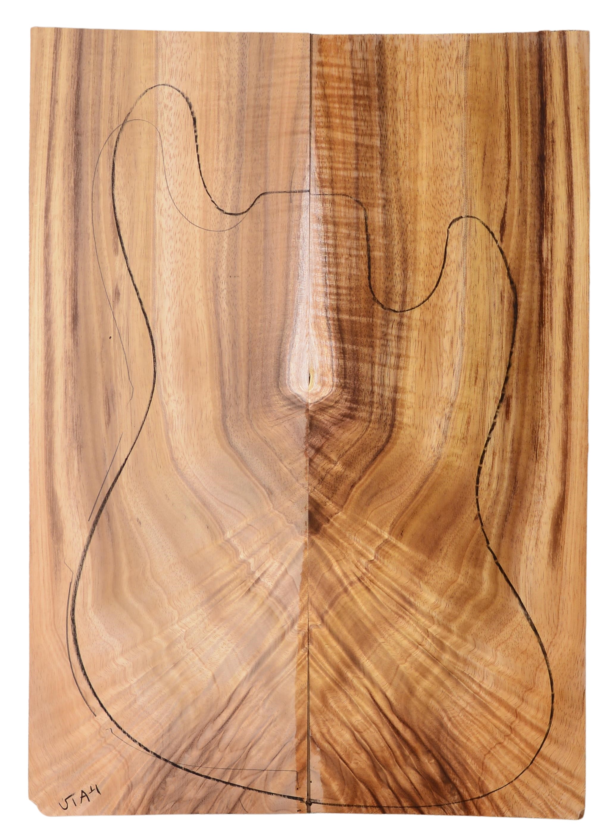 Koa GuitarSolidBodyTopATC L19054.G.008