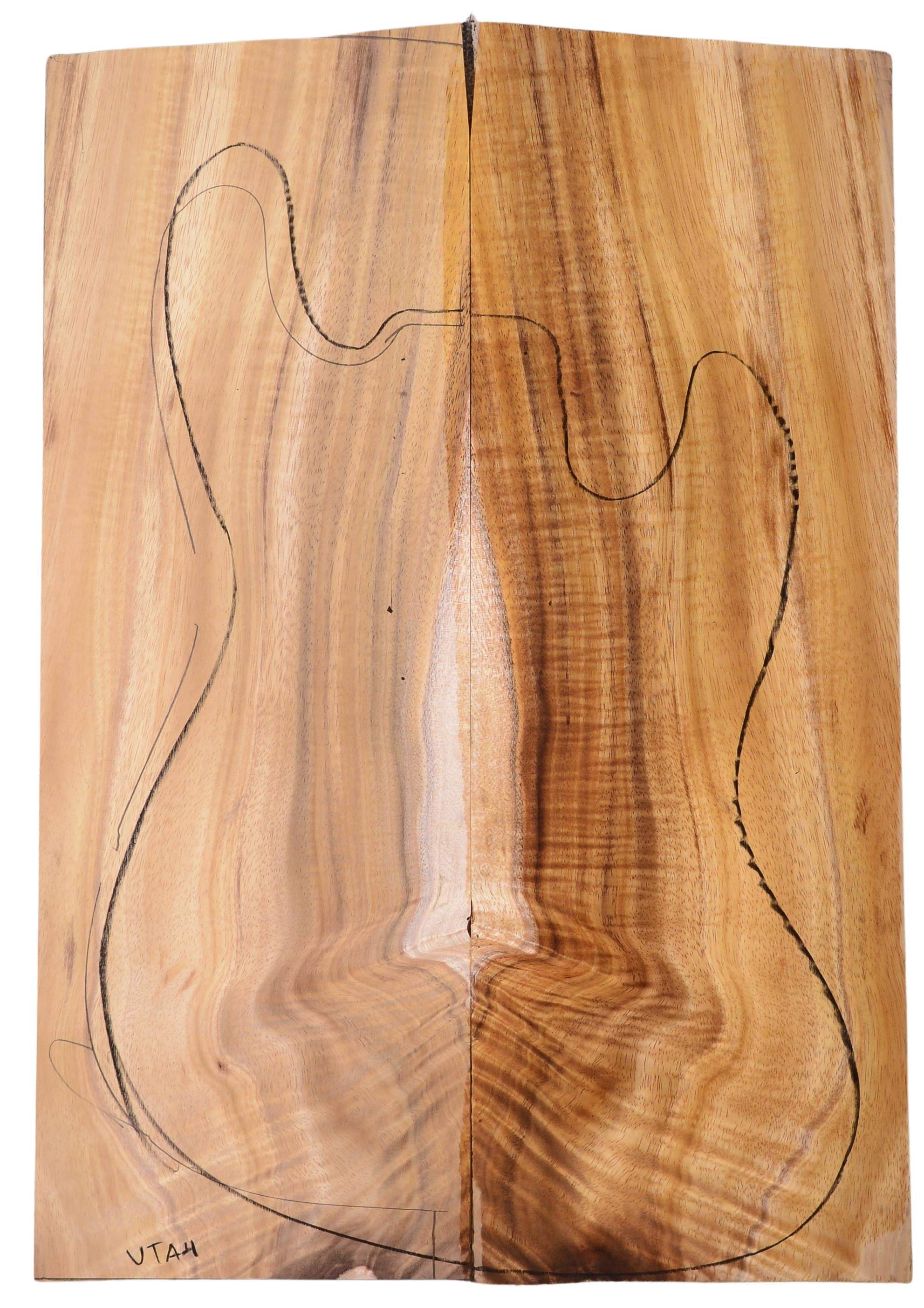 Koa GuitarSolidBodyTopATC L19054.G.009