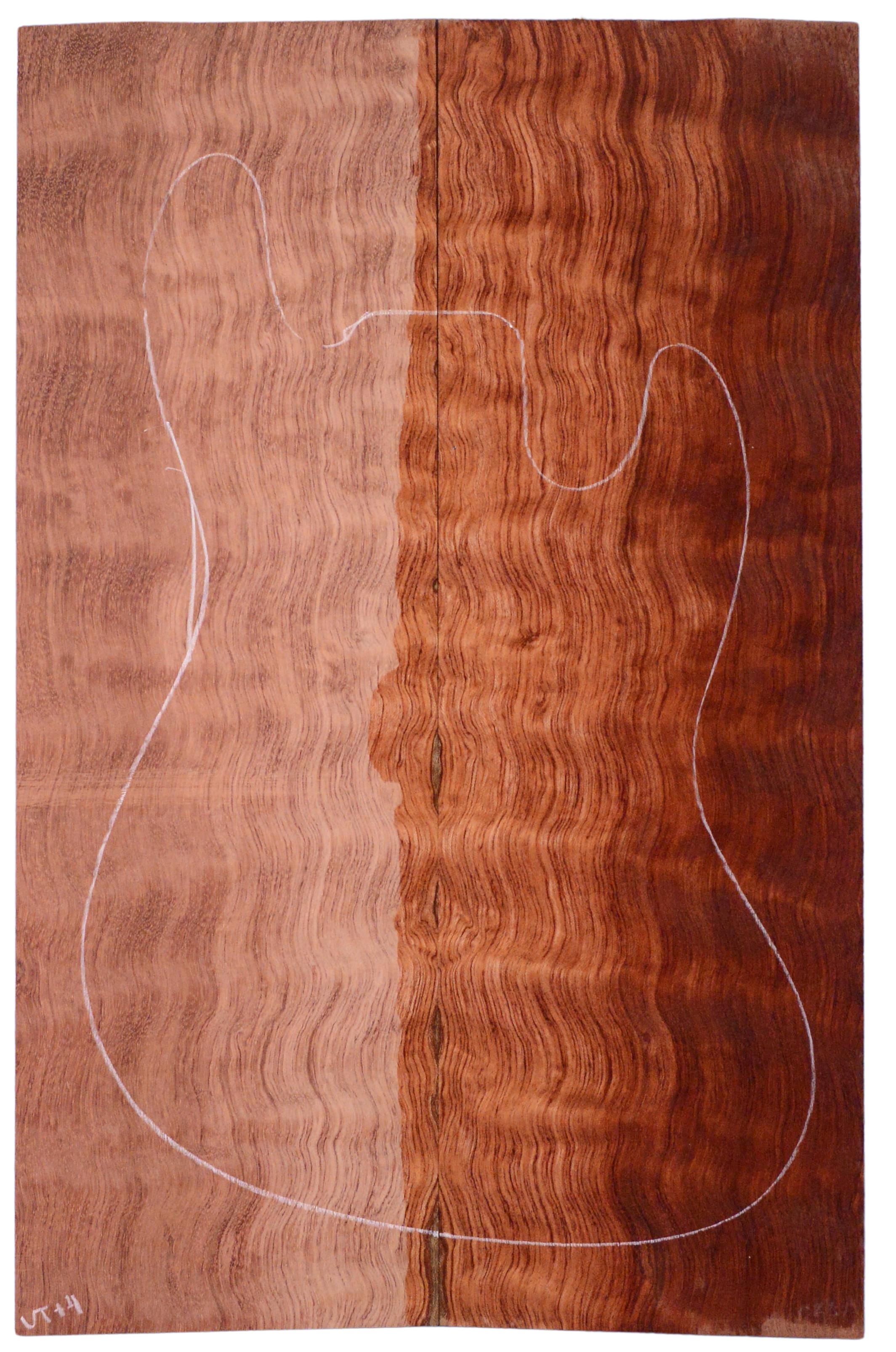 Bubinga GuitarSolidBodyTopATC L20057.G.011