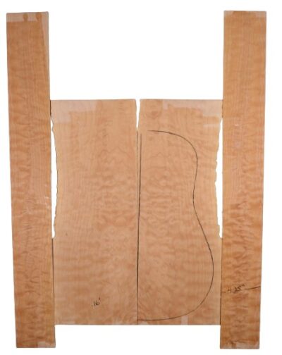 Maple (Big Leaf) GuitarSet4pcATC L20082.G.002