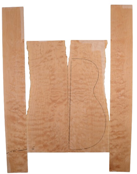 Maple (Big Leaf) GuitarSet4pcATC L20082.G.003