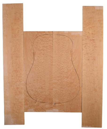 Maple (Big Leaf) GuitarSet4pcATC L20082.G.010