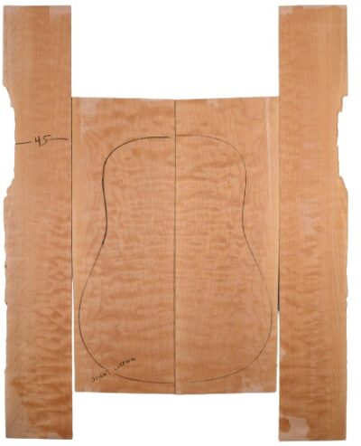 Maple (Big Leaf) GuitarSet4pcATC L20082.G.014