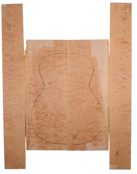 Maple (Big Leaf) GuitarSet4pcATC L20082.G.016