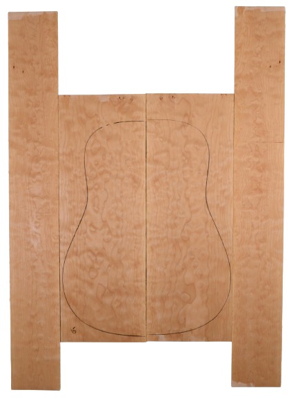 Maple (Big Leaf) GuitarSet4pcATC L20082.G.018