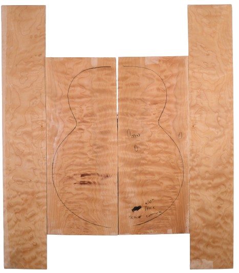 Maple (Big Leaf) GuitarSet4pcATC L20082.G.037