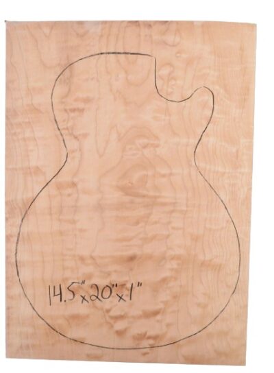 Maple (Big Leaf) GuitarSolidBodyTopATC L20082.G.049