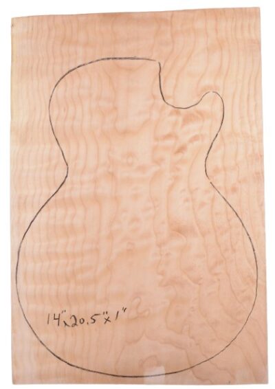 Maple (Big Leaf) GuitarSolidBodyTopATC L20082.G.051
