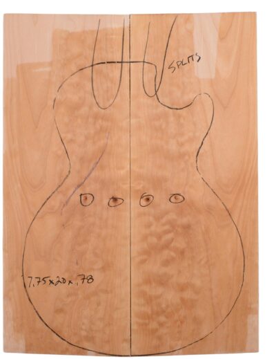 Maple (Big Leaf) GuitarSolidBodyTopATC L20082.G.057