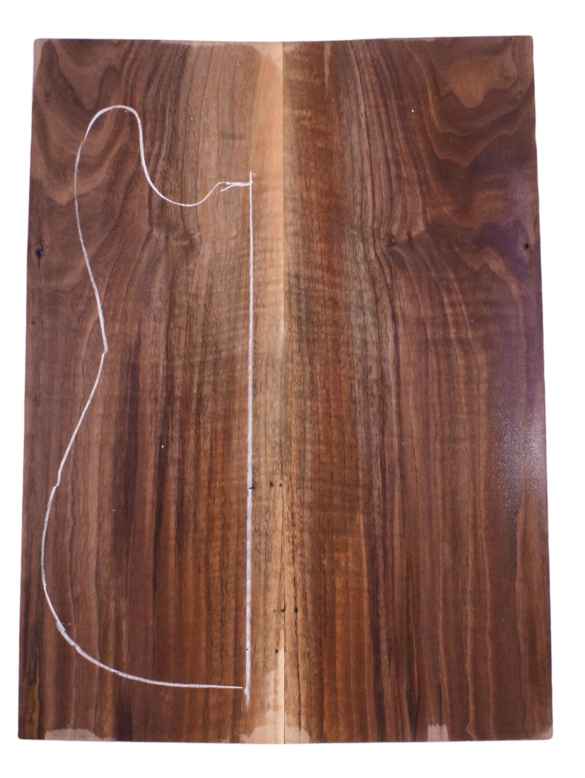 Walnut (Black) GuitarSolidBodyTopATC L20166.G.034