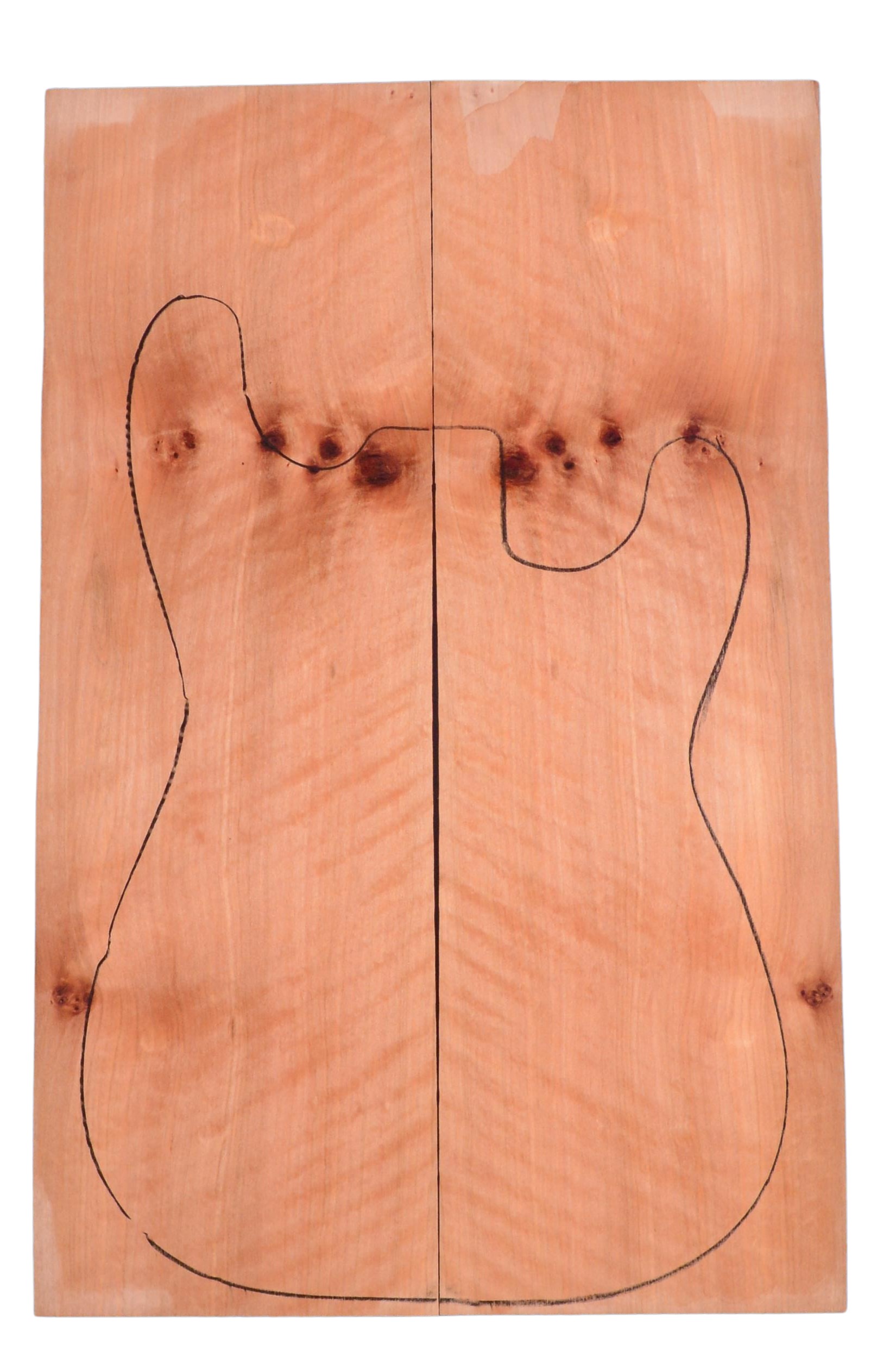 Myrtle (Tasmanian) GuitarSolidBodyTopATC L20168.G.011