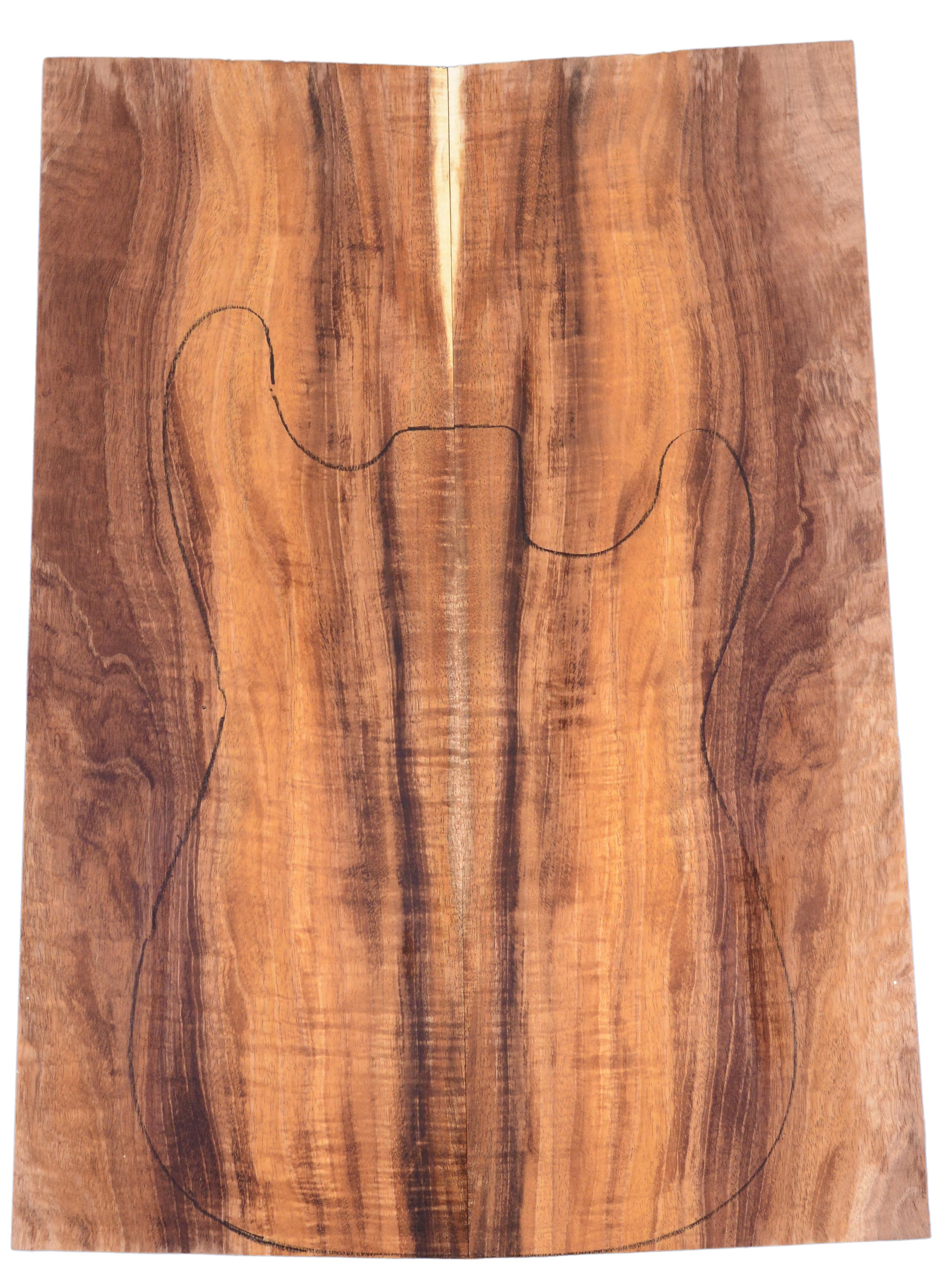 Blackwood (Tasmanian) GuitarSolidBodyTopATC L20171.G.001