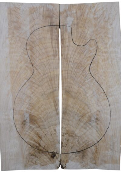 Maple (Big Leaf) GuitarSolidBodyTopATC L20174.G.005