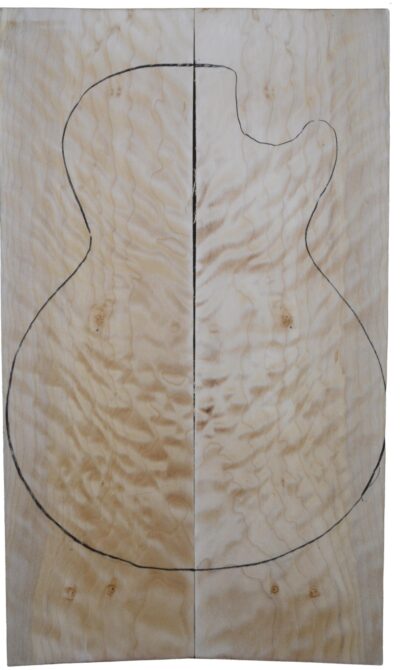 Maple (Big Leaf) GuitarSolidBodyTopATC L20174.G.020