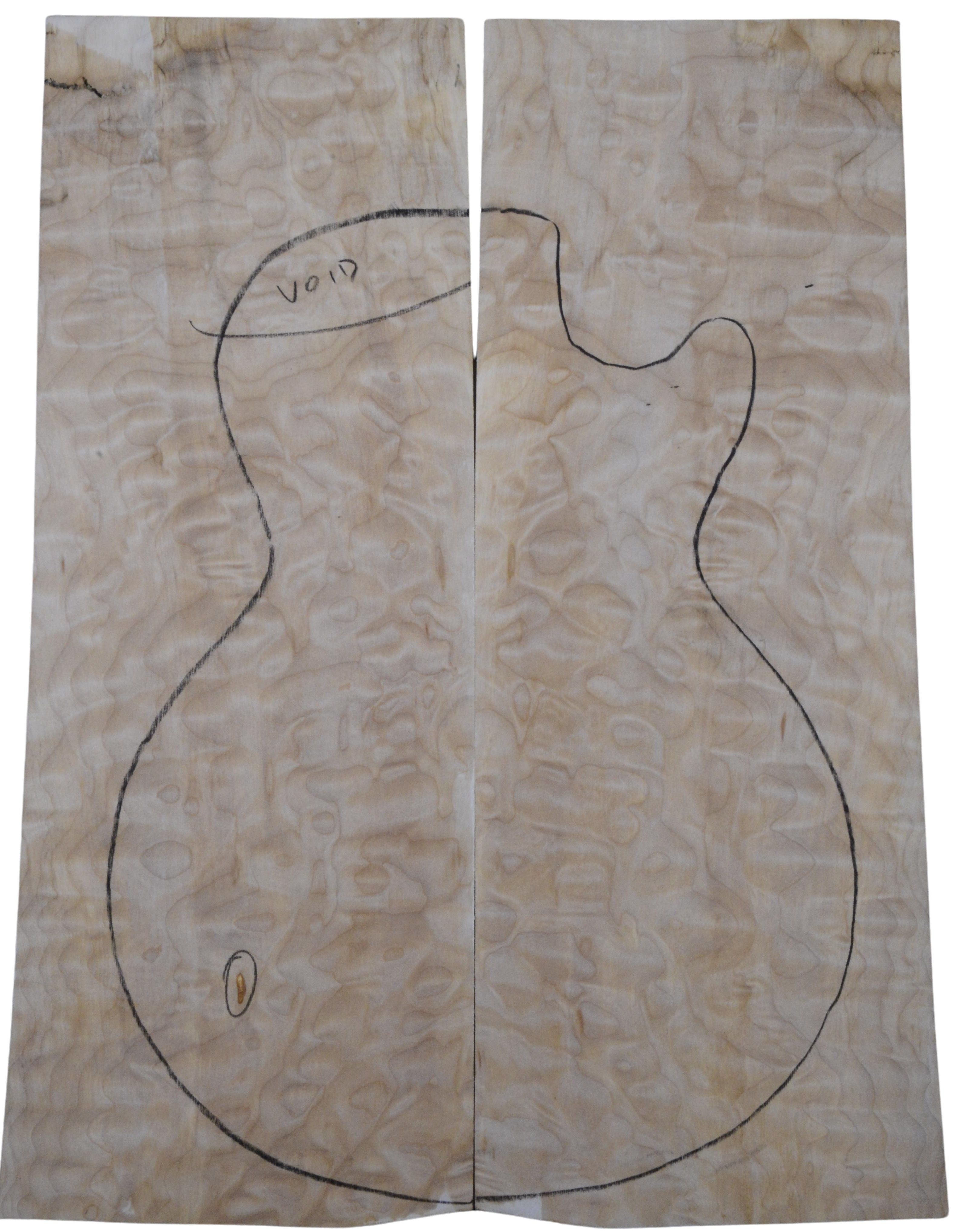 Maple (Big Leaf) GuitarSolidBodyTopATC L20174.G.032