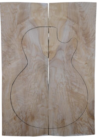 Maple (Big Leaf) GuitarSolidBodyTopATC L20174.G.034