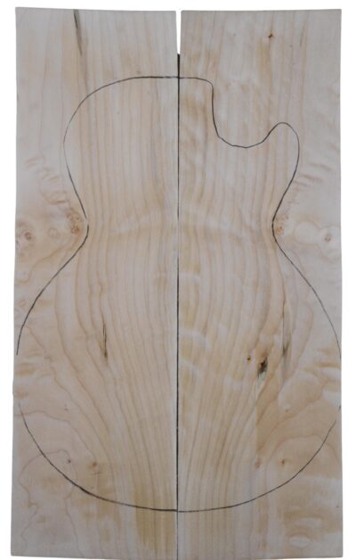 Maple (Big Leaf) GuitarSolidBodyTopATC L20174.G.057