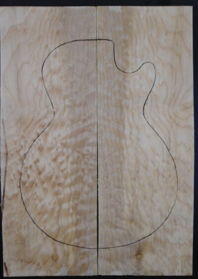 Maple (Big Leaf) GuitarSolidBodyTopATC L20174.G.064