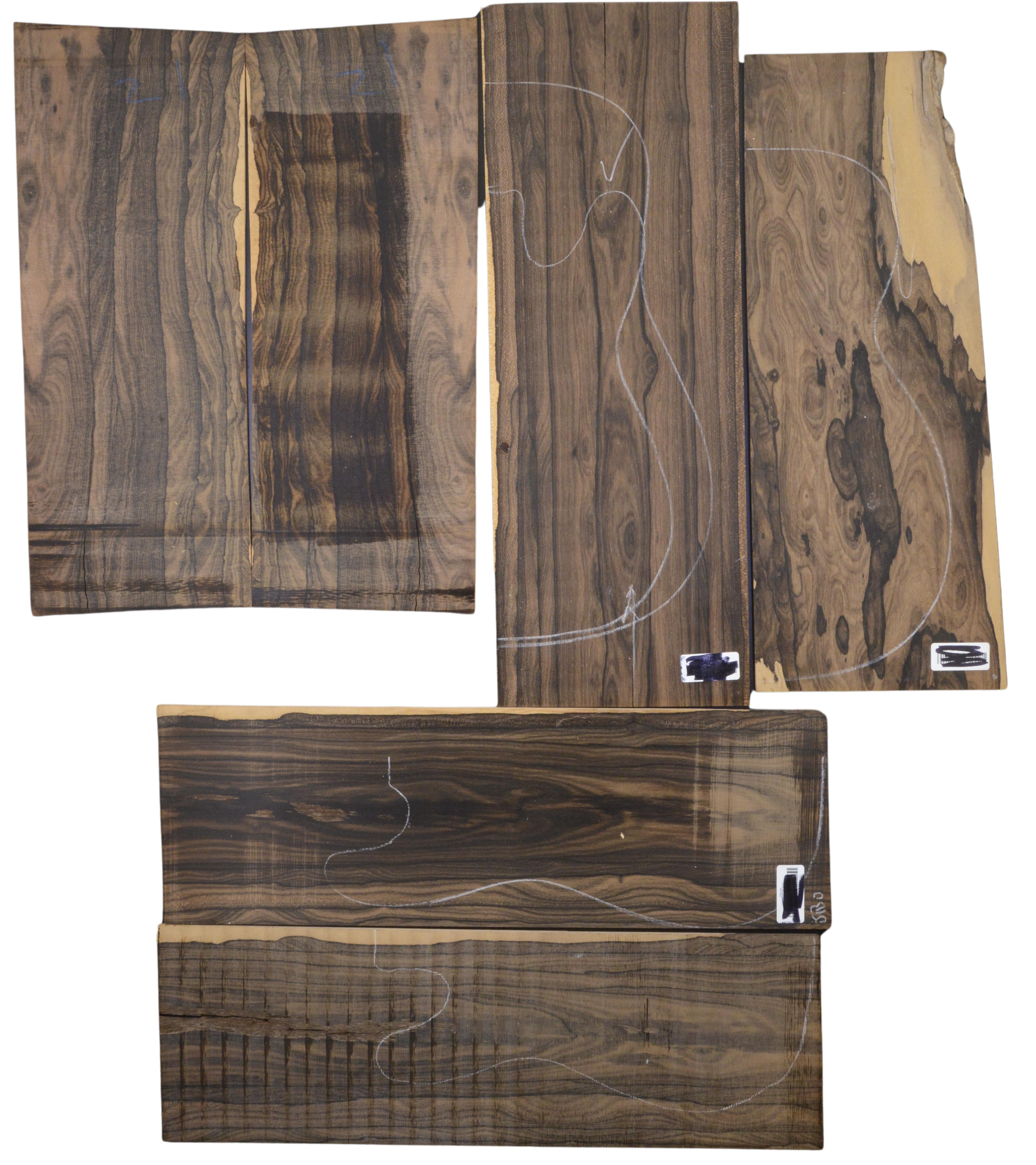 Ziricote GuitarVeneerATC L20175.G.003