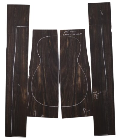 Ebony (Gabon) GuitarSet4pcATC L20178.G.002