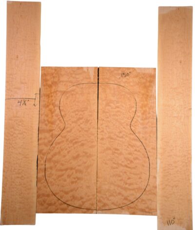 Maple (Big Leaf) GuitarSet4pcATC L20199.G.032