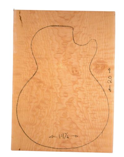 Maple (Big Leaf) GuitarSolidBodyTopATC L20199.G.040