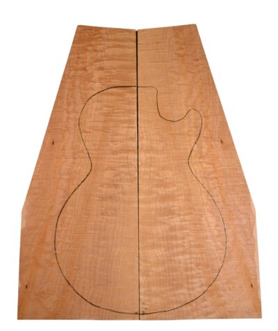 Maple (Big Leaf) GuitarSolidBodyTopATC L20199.G.043